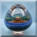 G01. Gary Beecham color study art glass vessel. Approx. 5.5”h 